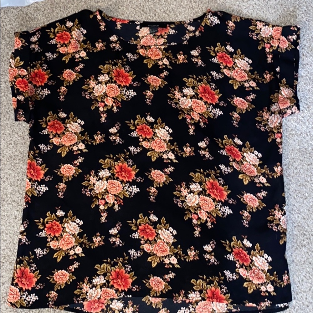 Forever 21 Floral Blouse